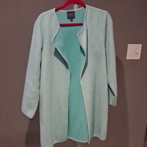 Women's Open Front Cardigan Sweater -Jacket Light Blue
